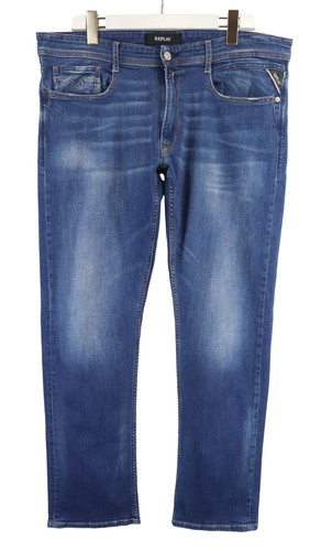 Replay anbass jeans uomo blu - jeans,