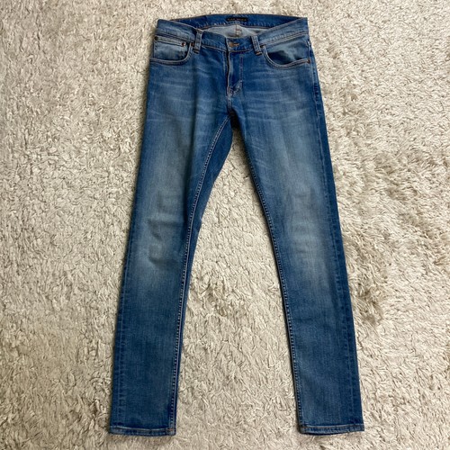 Jeans nudie uomo 31x32 blu - jeans,