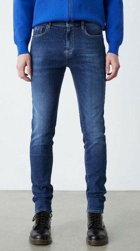 Gas jeans sax zip - sax, wz79
