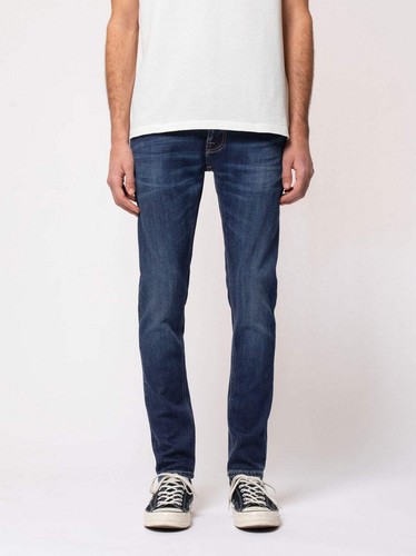 Nudie jeans uomo acciaio scuro - nudie,
